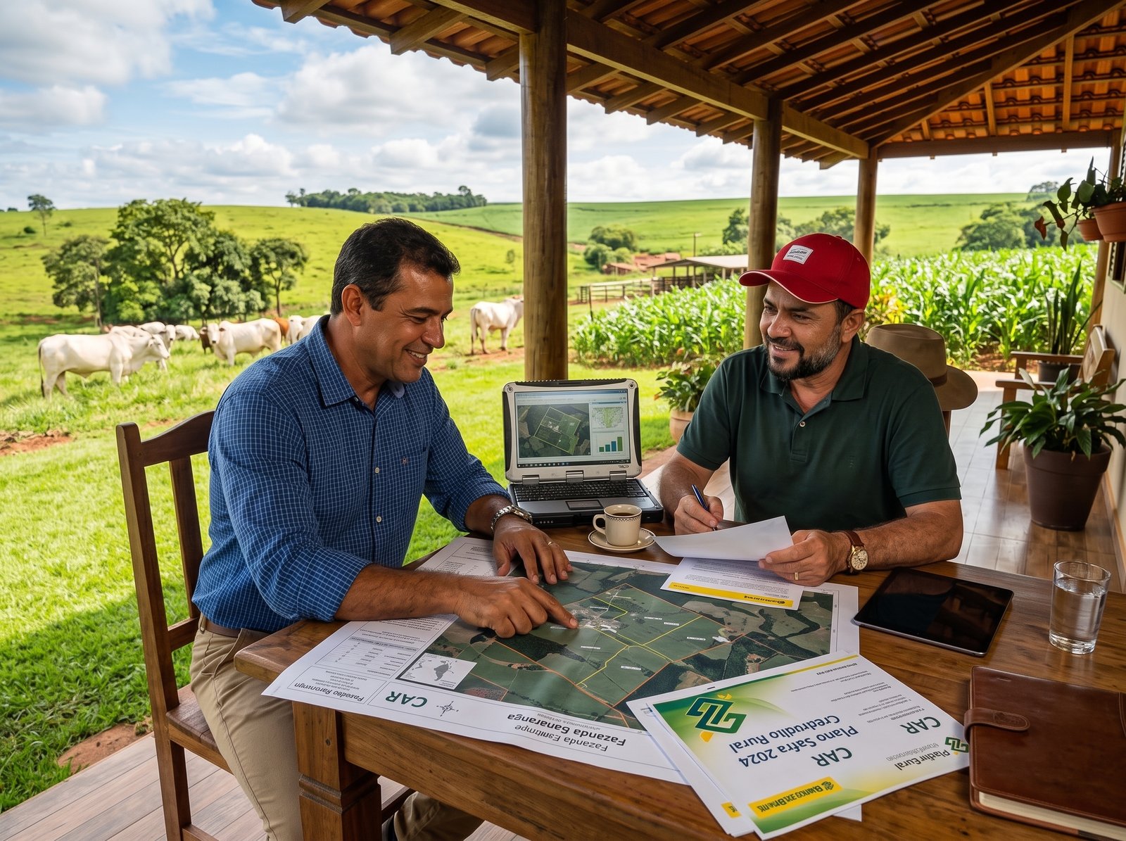 Consultoria em Crédito Rural e CAR com mapas técnicos e projetos no Maranhão